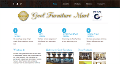 Desktop Screenshot of goelfurnituremart.com